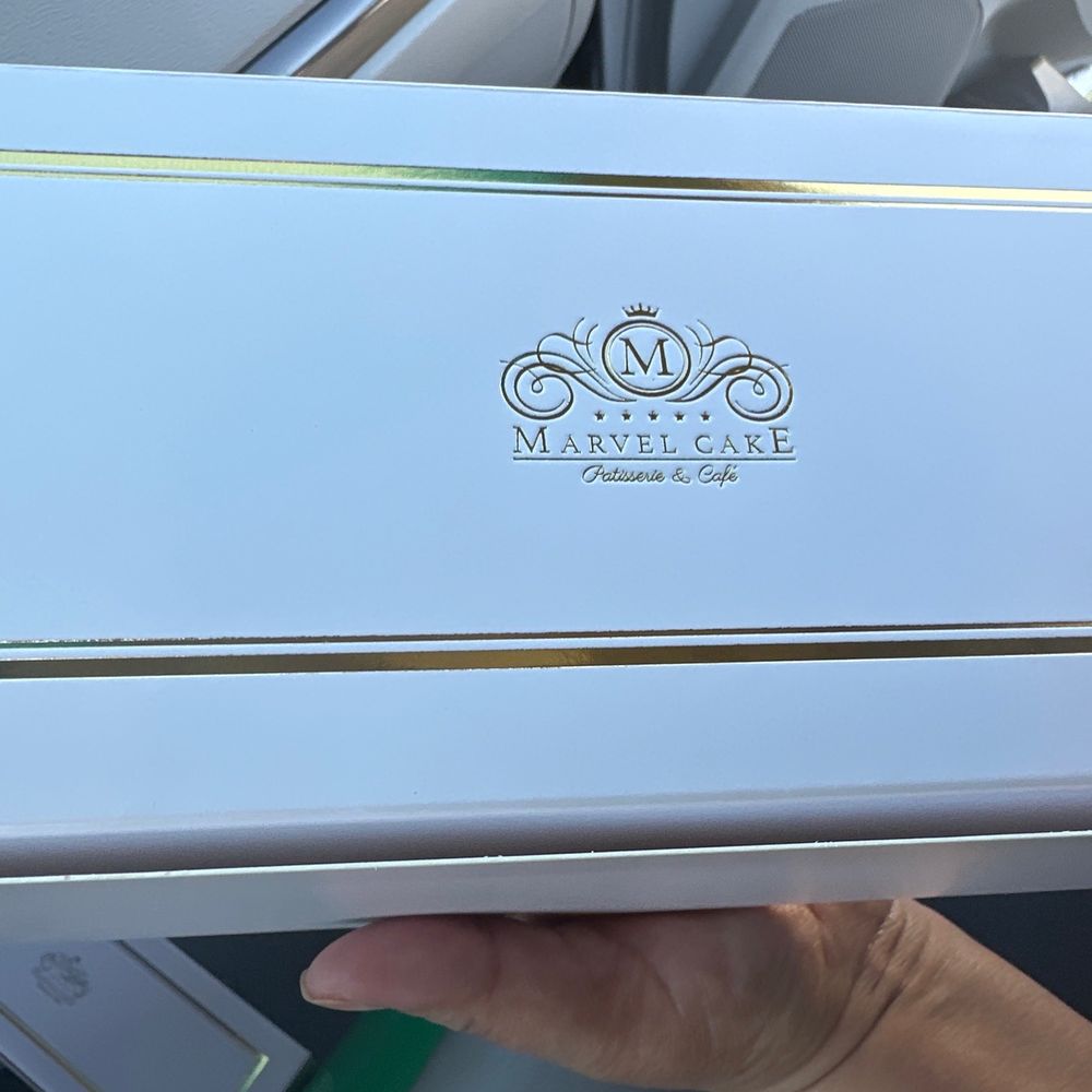 Marvel Cake - Nice boxed for the items - Bakeries Near Me - Campbell, California