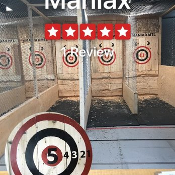Maniax - Fun - Axe Throwing Near Me - Montreal, Quebec