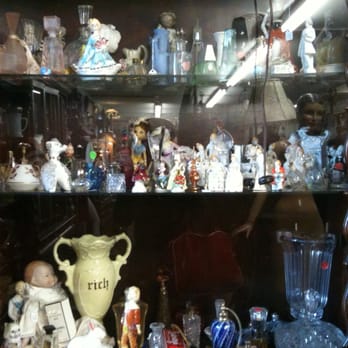 Alabama Antiques - An antique china cabinet (also for sale) full of vintage glassware and curio items. - Antiques Near Me - Canoga Park, California Alabama Antiques - An antique china cabinet (also for sale) full of vintage glassware and curio items. - Antiques Near Me - Canoga Park, California