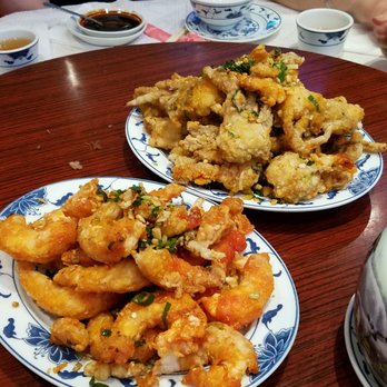 Yun Hai - * Salt and pepper pork and shrimp platters- pan fried it looks like. - Chinese Near Me - London, XGL