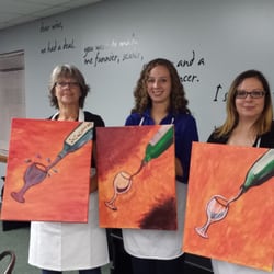 Paint Party by Sarah - A few great ladies at Brookmere Wine Bar! Find us there the last Thursday of each month.