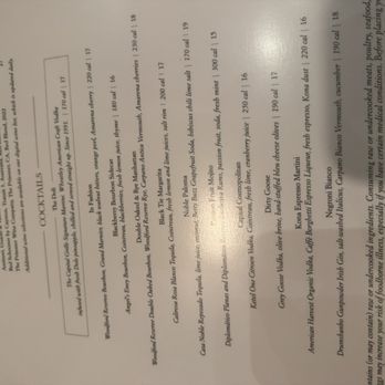 The Capital Grille - Menu - Steakhouses Near Me - Indianapolis, Indiana The Capital Grille - Menu - Steakhouses Near Me - Indianapolis, Indiana
