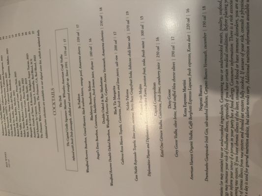 Menu photo 3 The Capital Grille Indianapolis, IN Menu photo 3 The Capital Grille Indianapolis, IN