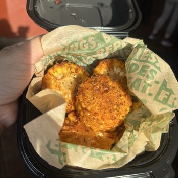 Wingstop - Mini Cajun corn on the Cobb side - Chicken Wings Near Me - Rockville, Maryland Wingstop - Mini Cajun corn on the Cobb side - Chicken Wings Near Me - Rockville, Maryland