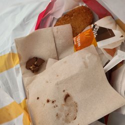 McDonald's - This is PACKED in my order!!!!!!! I don't even need to describe the utter freaking type of DISGUST this!!!!