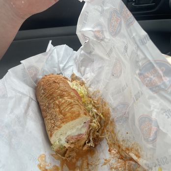 Jersey Mike's Subs - Messy half eaten YUMMY buffalo chicken! - Sandwiches Near Me - Fair Oaks, California Jersey Mike's Subs - Messy half eaten YUMMY buffalo chicken! - Sandwiches Near Me - Fair Oaks, California
