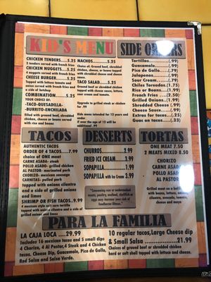 Menu photo 5 El Pollito Loco Florence, AL