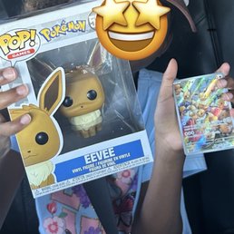 Funko Eevee & Crimson Haze Eevee.