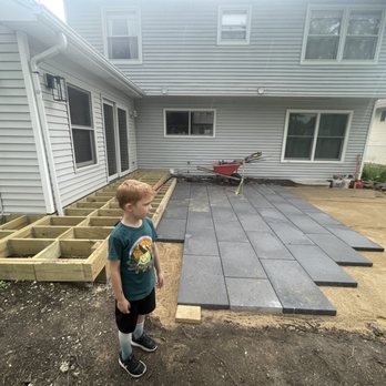 Wave Outdoors Landscape + Design - Admiring phase 1 progress - Landscaping Near Me - Mt. Prospect, Illinois Wave Outdoors Landscape + Design - Admiring phase 1 progress - Landscaping Near Me - Mt. Prospect, Illinois