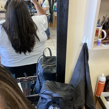 L & L salon - This is after the First Lady cut it and this is how she was going to let me walk out of the salon - Hair Stylists Near Me - Sugar Land, Texas