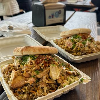 Falafel Stop - Shawarma on Humus Plate + Pita - Falafel Near Me - Sunnyvale, California Falafel Stop - Shawarma on Humus Plate + Pita - Falafel Near Me - Sunnyvale, California