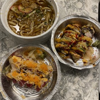 Harumi - Top Left: Udon
Right: Oh My God Roll
Bottom: Harumi Roll - Japanese Near Me - Phoenix, Arizona Harumi - Top Left: Udon
Right: Oh My God Roll
Bottom: Harumi Roll - Japanese Near Me - Phoenix, Arizona