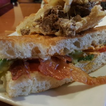 Kaffa Coffeehouse - bottom- Chipotle chicken bacon ranch panini - Sandwiches Near Me - Orange, California