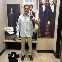 Q Clothier - Custom made shirt after the 3rd tailoring. It took 5 total because the owner made the shirt for someone else and then sold it to me.