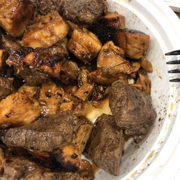 Chicken and steak bowl