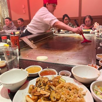 Benihana - Downey - Surf and turf and Nikita our Chef - Sushi Bars Near Me - Downey, California