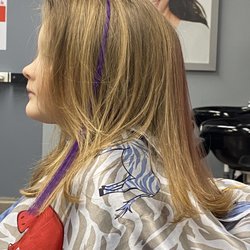 A little bit of purple for the birthday girl