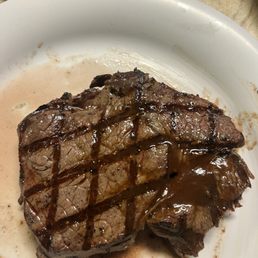 Too-well done steak. Too-well done steak.