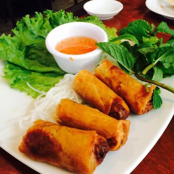 Pho Saigon - Spring rolls $13 for 3 pieces cut in halves (ate 2 half pieces already). - Vietnamese Near Me - Honolulu, Hawaii Pho Saigon - Spring rolls $13 for 3 pieces cut in halves (ate 2 half pieces already). - Vietnamese Near Me - Honolulu, Hawaii
