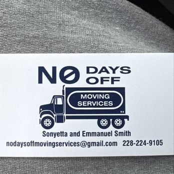 No Days Off Moving Services - Movers Near Me No Days Off Moving Services - Movers Near Me