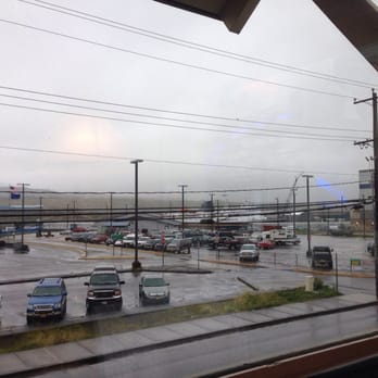 The Diner at The Landing - View from an inside booth. Rainy day but can still see the water and ferries - American Near Me - Ketchikan, Alaska The Diner at The Landing - View from an inside booth. Rainy day but can still see the water and ferries - American Near Me - Ketchikan, Alaska