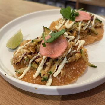 Afuri - crispy chicken gyoza tostada - Ramen Near Me - Culver City, California Afuri - crispy chicken gyoza tostada - Ramen Near Me - Culver City, California