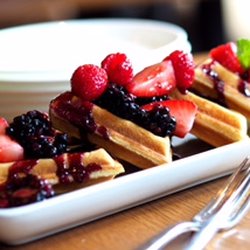 Bulla Gastrobar - Berry Waffles