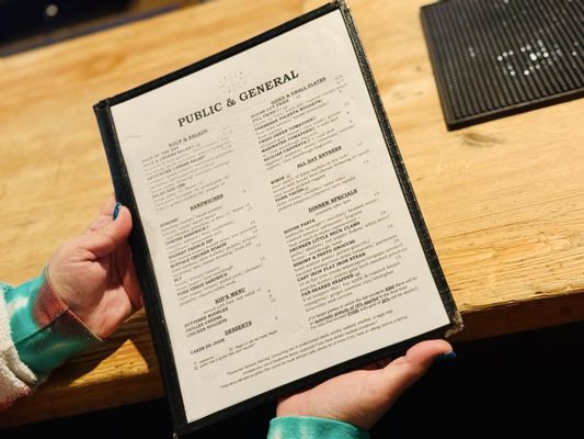 Public & General Restaurant by null