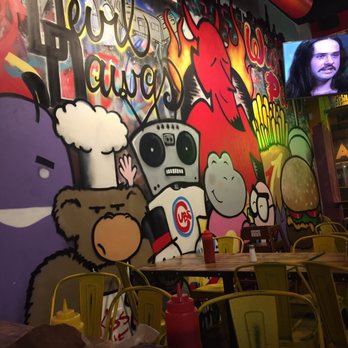 Devil Dawgs-Wicker Park - Dope art! - Hot Dogs Near Me - Chicago, Illinois