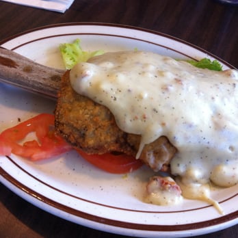 Auntie Mame's - The fried chicken steak with gravy, mm mm good. - Breakfast & Brunch Near Me - Scotts Valley, California