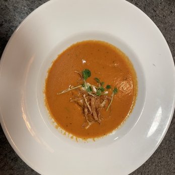 Fusion Blue Bistro - New Year's Eve special, lobster bisque with crab - Food Trucks Near Me - Holly Ridge, North Carolina