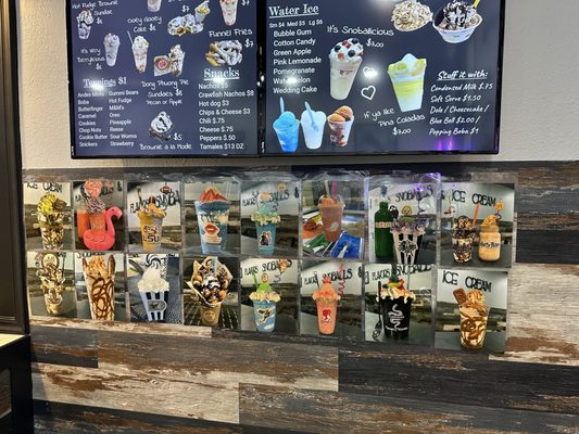 Flavors Snoballs & Ice Cream by null