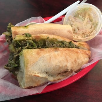 Krave It Pizza & Sandwich Joint - Messi - steak, mozzarella, chimichurri and onions - Sandwiches Near Me - Bayside, New York