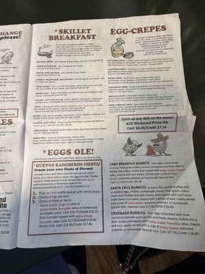 Menu photo 4 Egg Works Henderson, NV