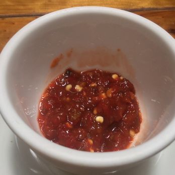 Shakahari Vegetarian Restaurant - Some chilli sauce for laksa - Vegetarian Near Me - Carlton, VIC Shakahari Vegetarian Restaurant - Some chilli sauce for laksa - Vegetarian Near Me - Carlton, VIC