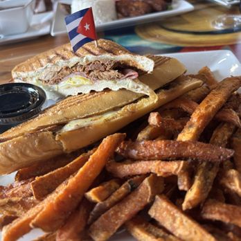 Azucar Cuban Restaurant - Cuban with sweet potato fries - Cuban Near Me - Seymour, Indiana