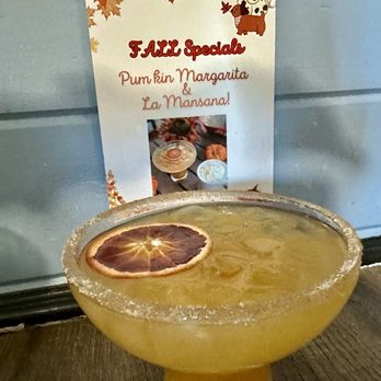 El Zocalo - Pumpkin Margarita - Mexican Near Me - Hanover, Virginia