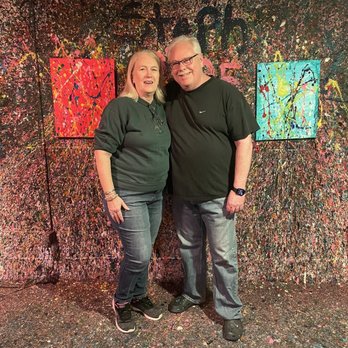 Young At Art - We had so much fun doing Splatter Painting. You have to try this So much fun. Great date night - Art Classes Near Me - Lancaster, Ohio Young At Art - We had so much fun doing Splatter Painting. You have to try this So much fun. Great date night - Art Classes Near Me - Lancaster, Ohio