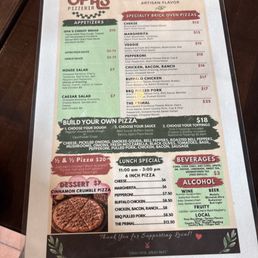 Menu Menu