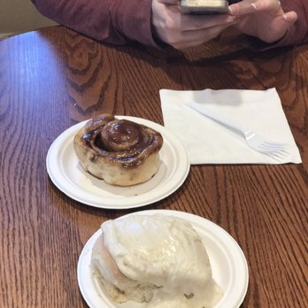 Cinnamon's Bakery - Salted caramel roll and a smothered classic. - Bakeries Near Me - Estes Park, Colorado Cinnamon's Bakery - Salted caramel roll and a smothered classic. - Bakeries Near Me - Estes Park, Colorado