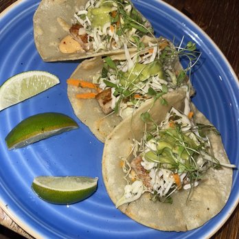 Eva Boston - Fried swordfish taco - New American Near Me - Boston, Massachusetts