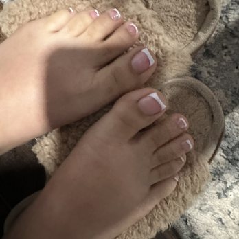 Coco Nail Bar - French tip done by Way ! - Nail Salons Near Me - Greensboro, North Carolina