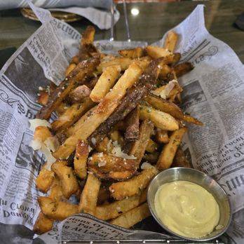 Libations - Truffle Fries with garlic aioli - Bars Near Me - Millersville, Maryland