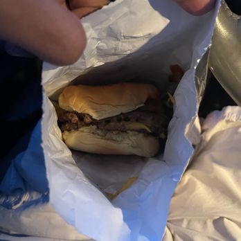 Burger City - Boss Burger - Double - the foil bag keeps it nice and hot. - American Near Me - East Meadow, New York Burger City - Boss Burger - Double - the foil bag keeps it nice and hot. - American Near Me - East Meadow, New York