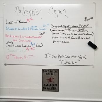 Authentic Cajun To Go - Menu of the day. - Cajun/Creole Near Me - Brunswick, Georgia