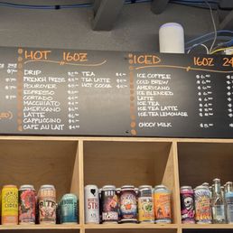 Drink menu Drink menu