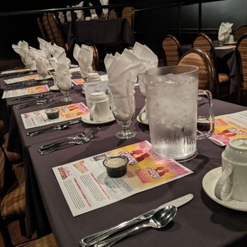 Jubilations - Table set up - Dinner Theater Near Me - Edmonton, Alberta Jubilations - Table set up - Dinner Theater Near Me - Edmonton, Alberta