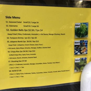 KimBob-Rex - Side Menu - Sushi Bars Near Me - Glendale, California KimBob-Rex - Side Menu - Sushi Bars Near Me - Glendale, California
