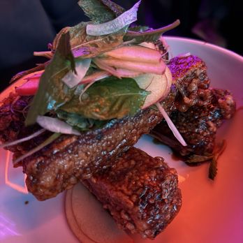 Takoi - Smoked and fried Spare ribs with Thai basil and pear - Thai Near Me - Detroit, Michigan Takoi - Smoked and fried Spare ribs with Thai basil and pear - Thai Near Me - Detroit, Michigan