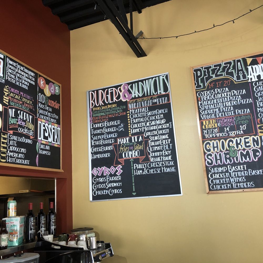 Amici Grill & Pizzeria - Hand written menu board - Pizza Near Me - Highland, Indiana